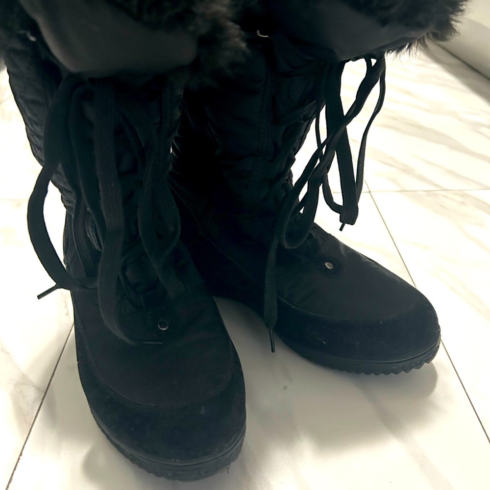 ALPI-TEX black winter boots size 6.5